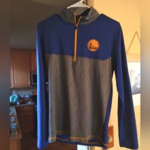 NBA Golden State Warriors Half Zip Dry Fit Track Jacket